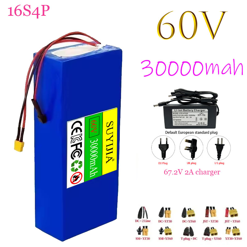 60V 50Ah Electric Scooter Battery - Batterie Lithium-ion 60V 100Ah 16s4p, Batterie