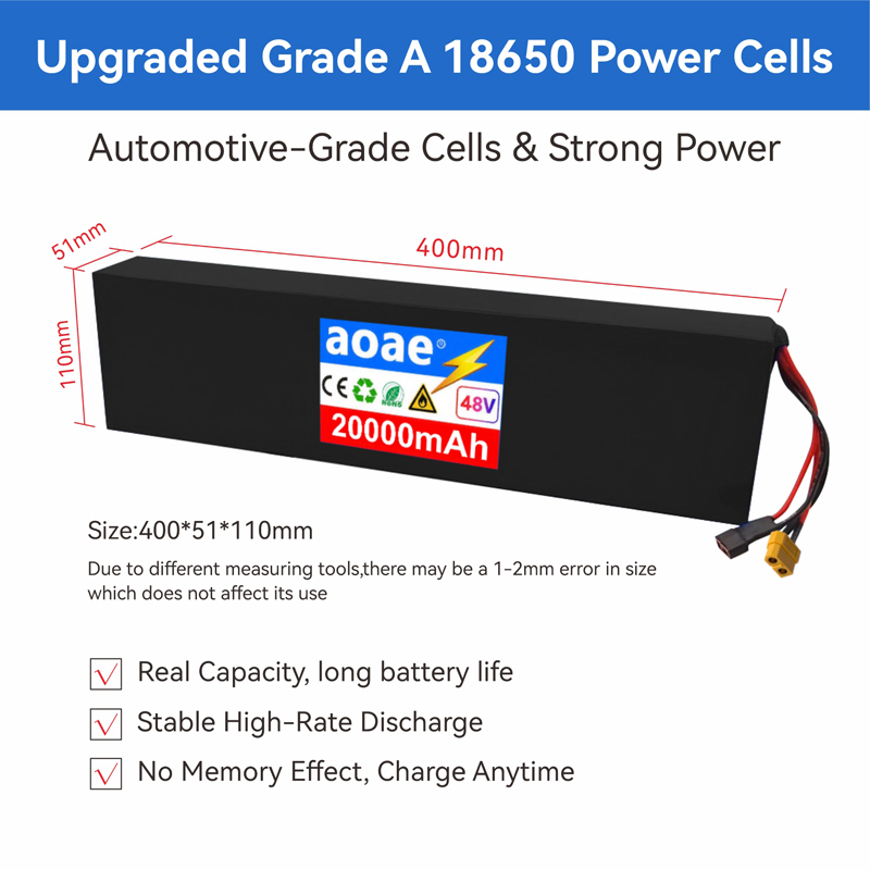 48V Electric Scooter Battery 2 - 60V 50Ah Electric Scooter Battery ulasan dan harga