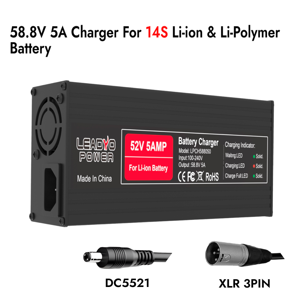 54.6V 58.8V 67.2V  5A Charger  - 84V 20A Smart Charger ulasan dan harga