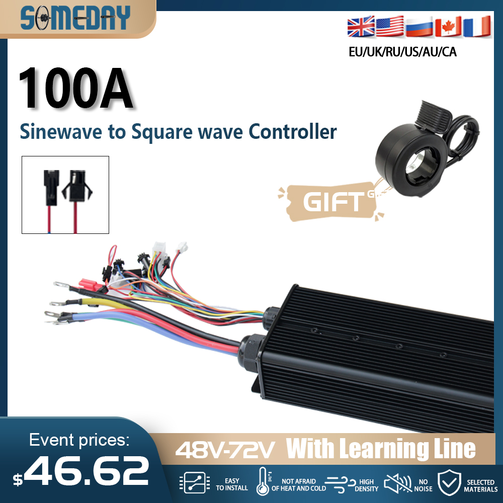 48V-72V 100A Brushless Motor C - 72V 100A Sabvoton Controller ulasan dan harga