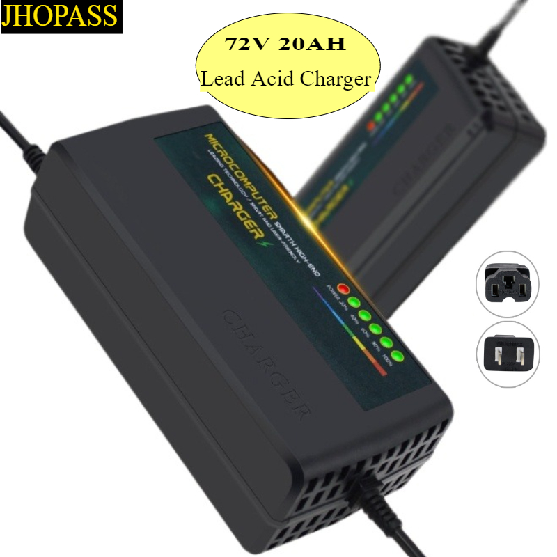 72V 20AH Smart HD LED AGM GEL  - 84V 20A Smart Charger ulasan dan harga